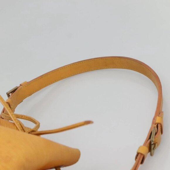 LOUIS VUITTON Epi Petit Noe Shoulder Bag Yellow M44109 LV Auth 130203 - Picture 9 of 16